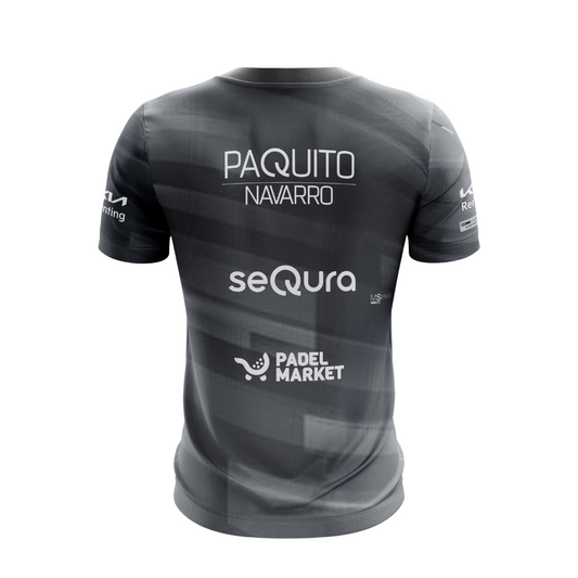 T-shirt Bullpadel Adula Replica Navarro Noir Junior