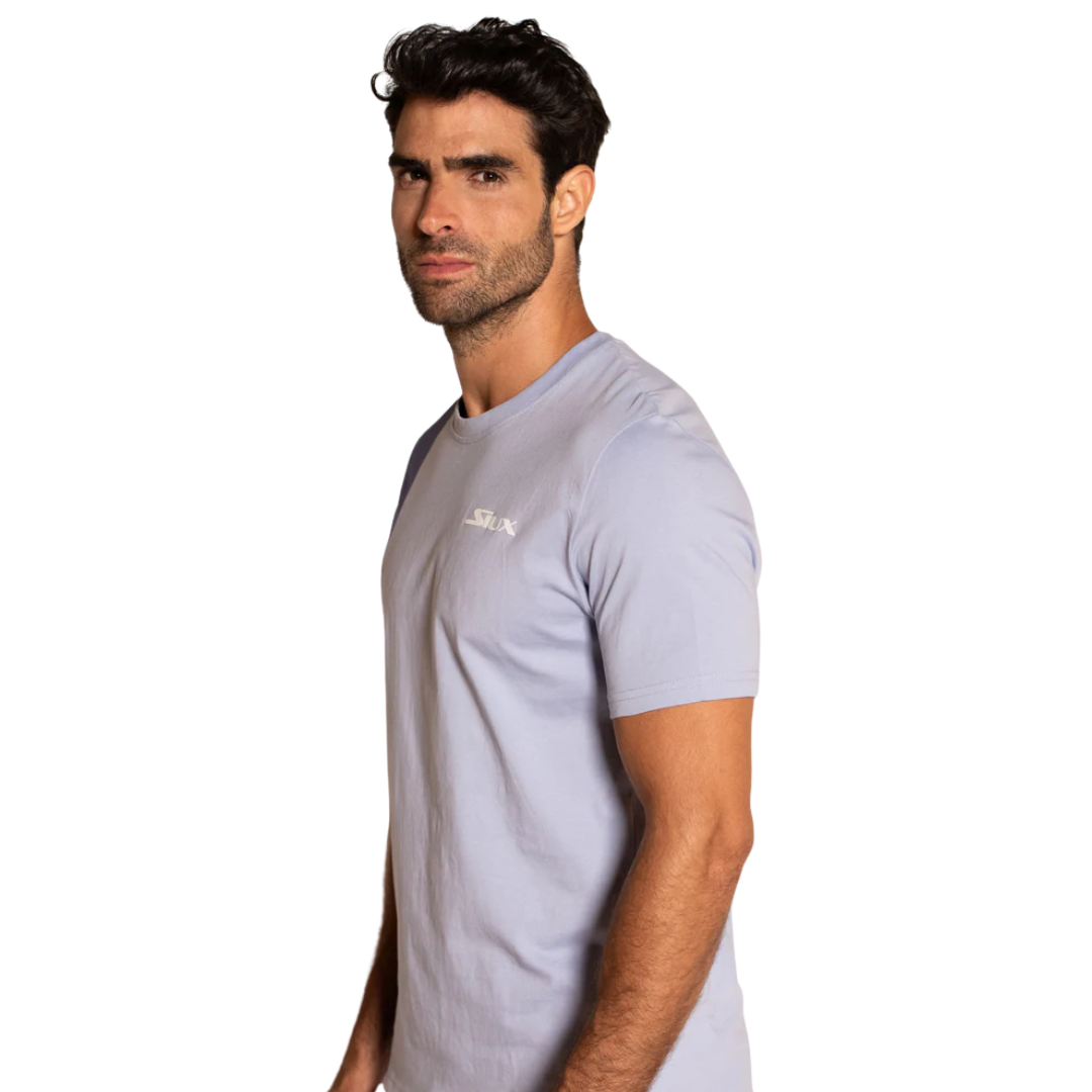 T-shirt Siux Cotton Court Bleu