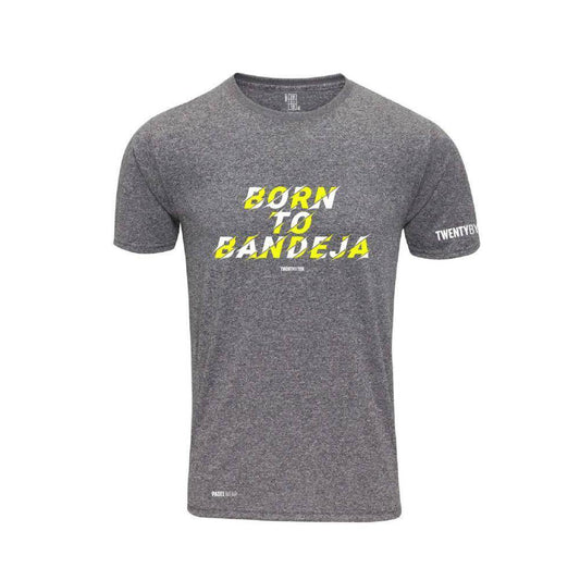 T-shirt TBT - Padel Wear® Born to Bandeja polyester gris