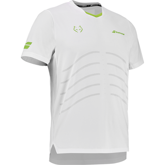 T-shirt Babolat Replica Crew Neck Tee Lebron Blanc
