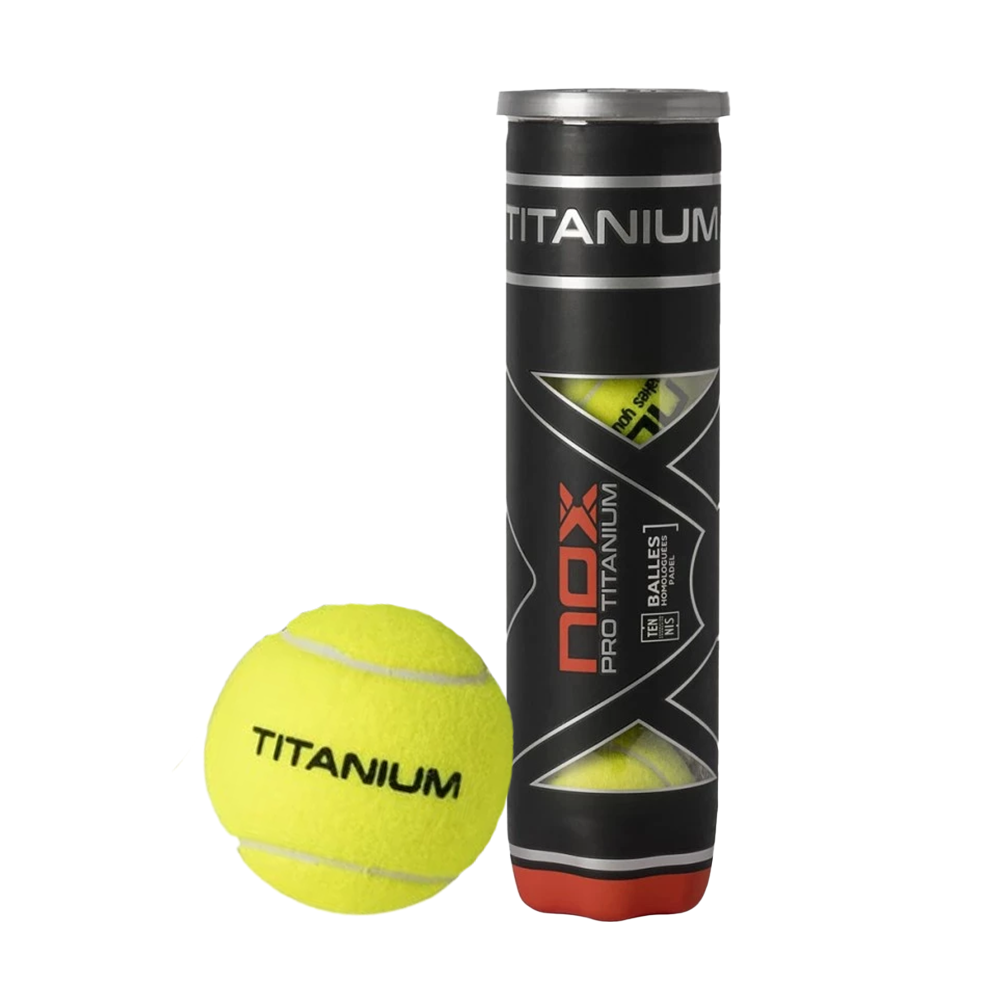 Tube de 4 balles Nox Titanium pro