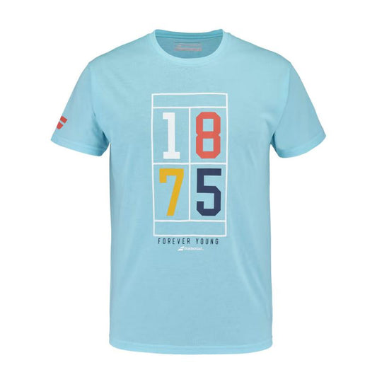 T-shirt Babolat Exercise Vintage Tee Bleu