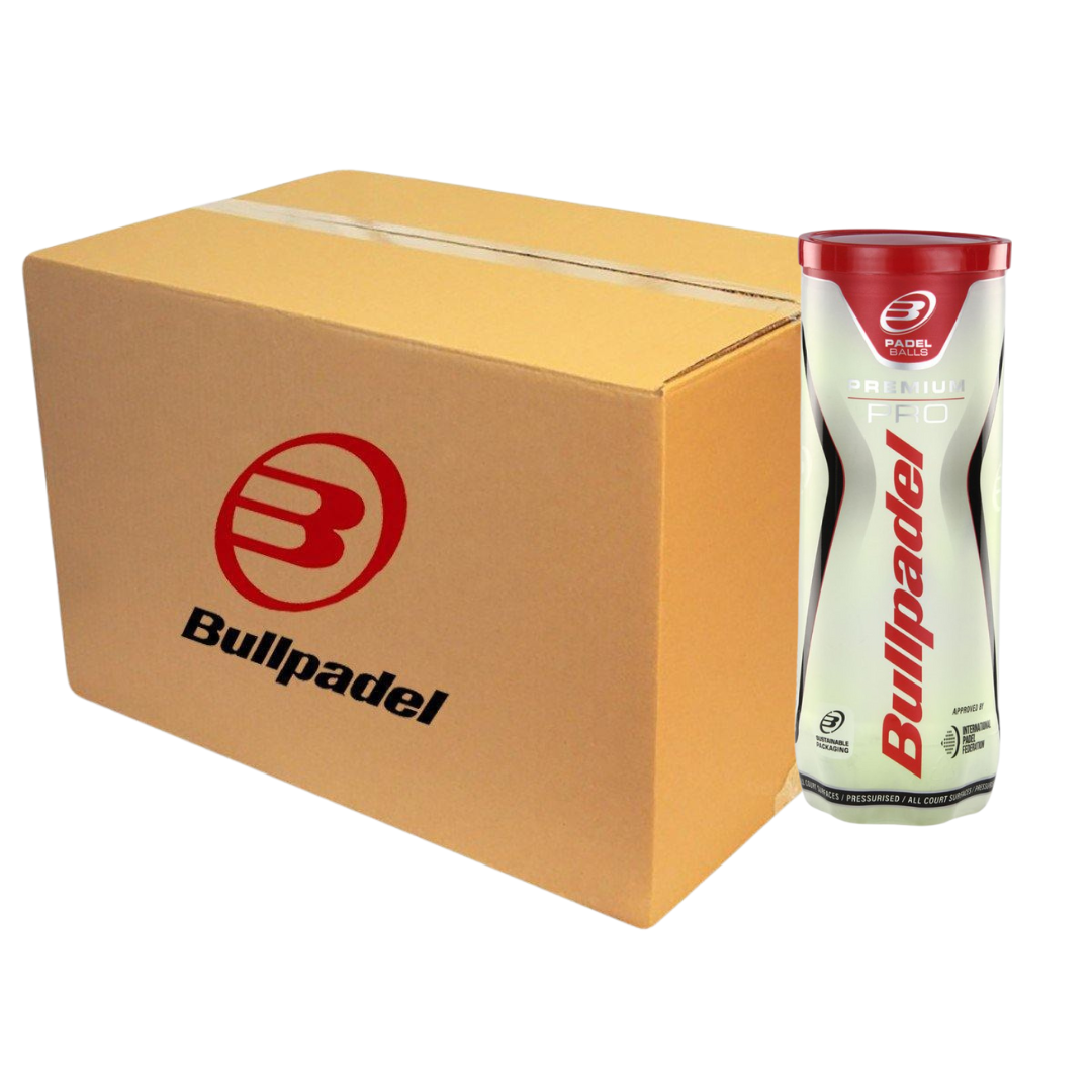 Carton de 24 tubes de 3 balles Bullpadel Premium Pro