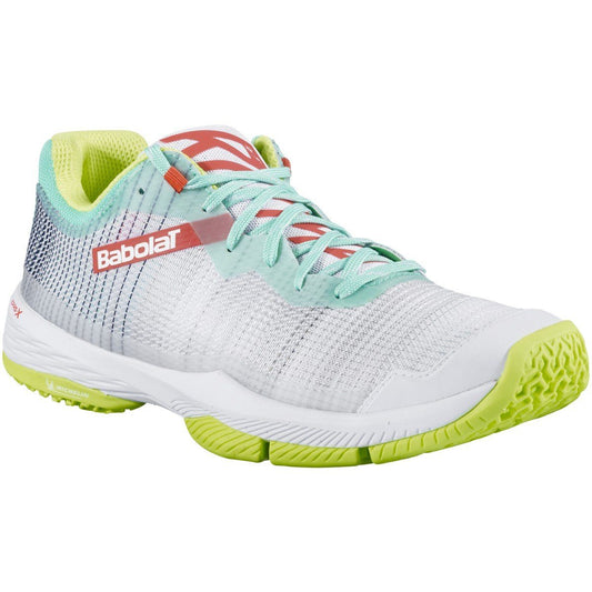 Chaussures de padel Femme Babolat Jet Ritma jaune/blanche
