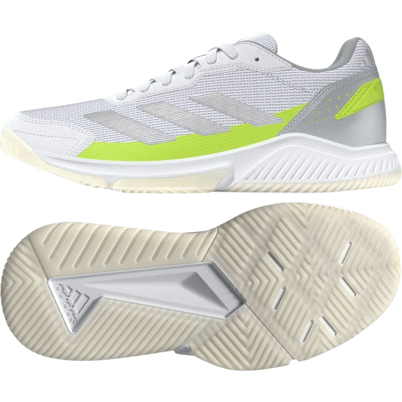 Chaussures de padel Femme Adidas Courtquick Blanc/Vert