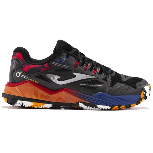 Chaussures de padel Homme Joma Spin Men Noir/Orange