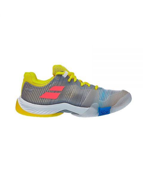 Chaussures de padel Femme Babolat Jet Premura Jaune/Grise