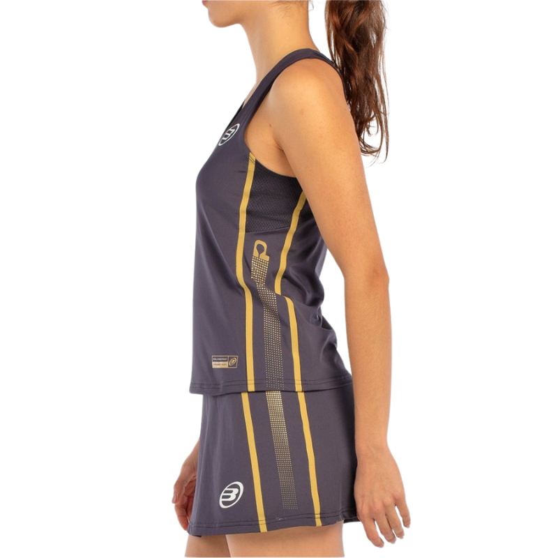 Débardeur Bullpadel Acora Noir Femme