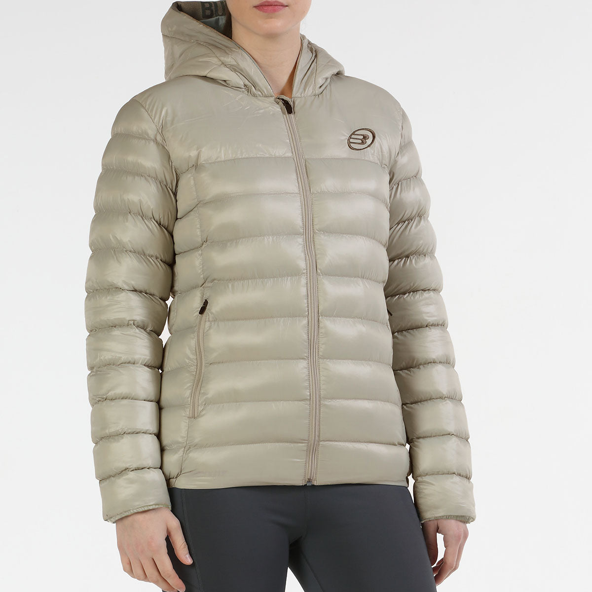 Doudoune Bullpadel Abece Beige Femme