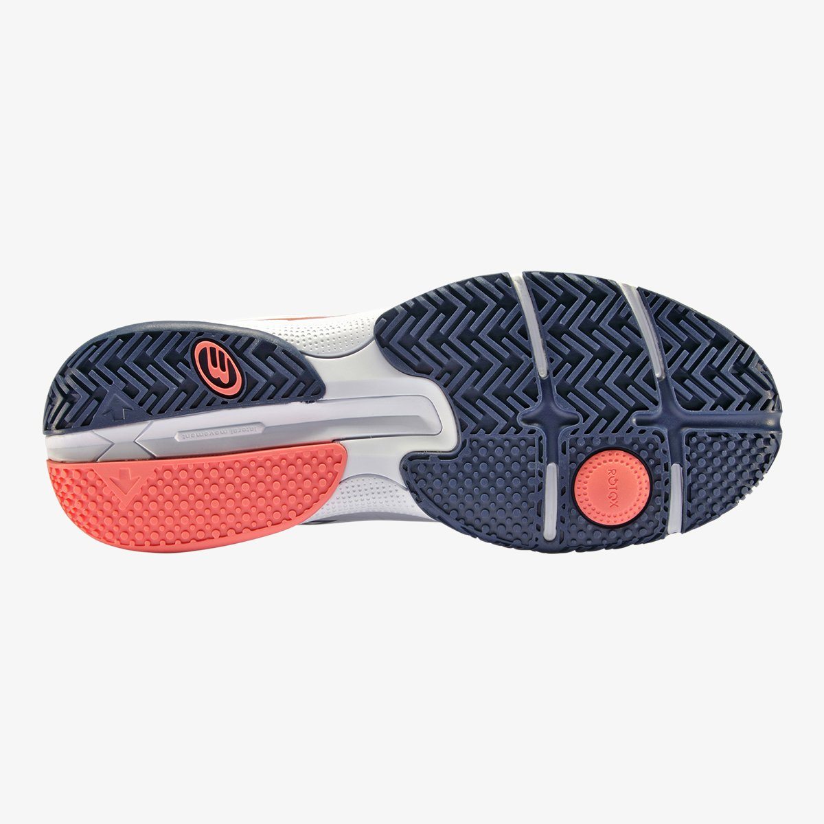Chaussures de Padel Femme Bullpadel Flow Hybrid Fly 2021 Blanc/Bleu