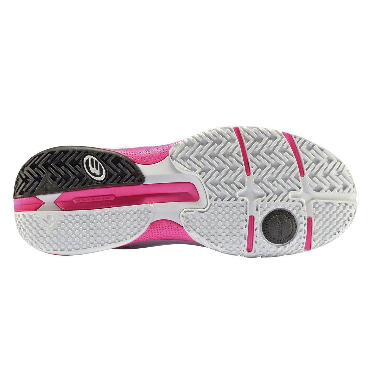 Chaussures de padel Femme Bullpadel Flow Hybrid Fly 2021 Blanc et rose