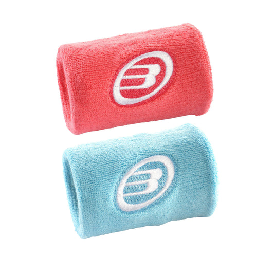 Poignets Éponge Bullapdel BPMU253 Rouge/Bleu x2