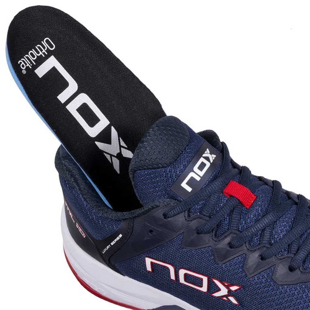 Chaussures de padel Homme Nox ML10 Hexa Bleu rouge