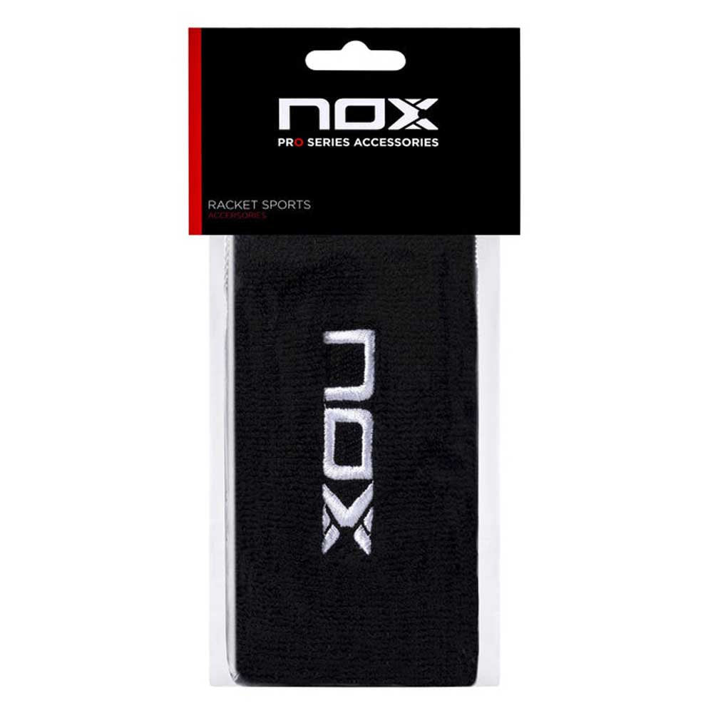 Poignets Éponge longs Nox Pro Series Noir x2