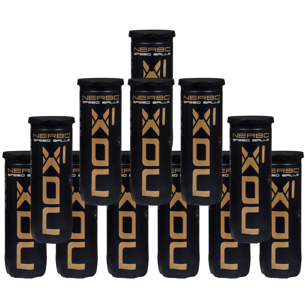 Pack de 12 tubes de balles Nox Nerbo+ Speed - Esprit Padel Shop