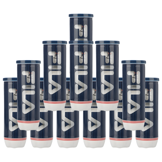 Pack de 12 tubes de balles Fila Premium Blanc