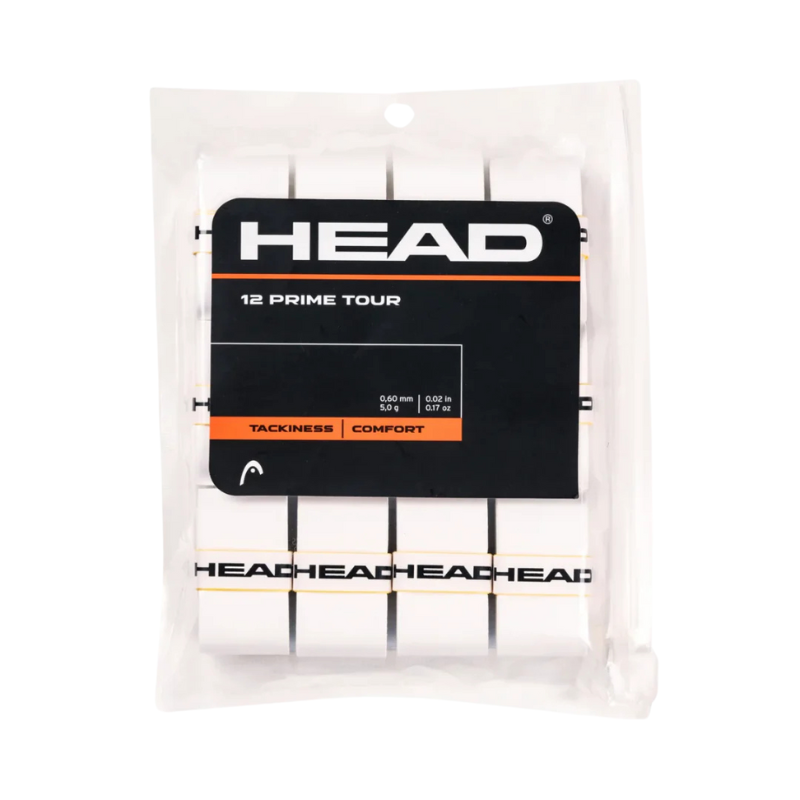Pack de 12 Surgrips Head Prime Tour Blanc