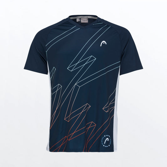 T-shirt Head Play Tech Bleu marine