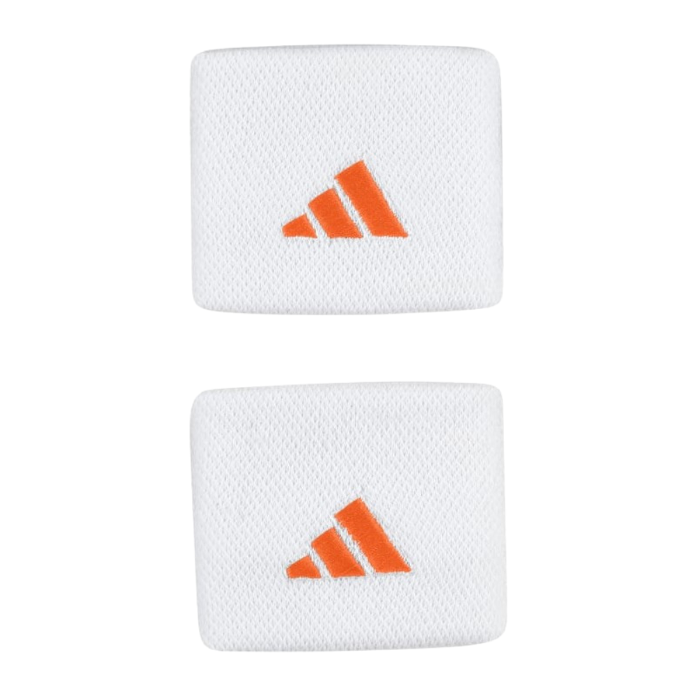 Poignets Éponge Adidas S Blanc/Orange x2