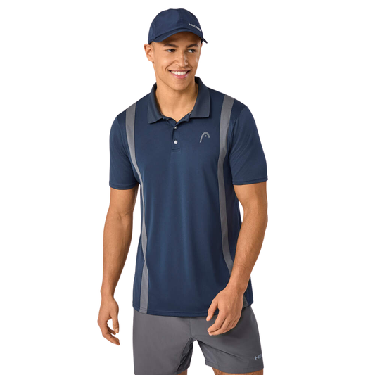 Polo Head Club Tech Bleu Marine