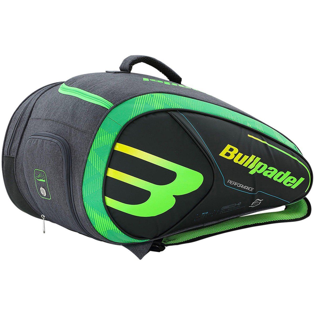 Sac padel Bullpadel Vert moyenne capacité