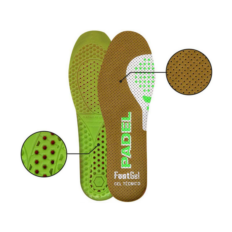 Semelle de padel Footgel à l'Eucalyptus