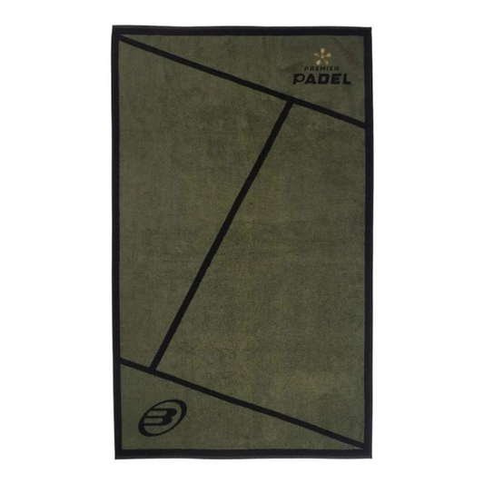 Serviette Bullpadel Premier Padel 150x90cm Vert/Noir