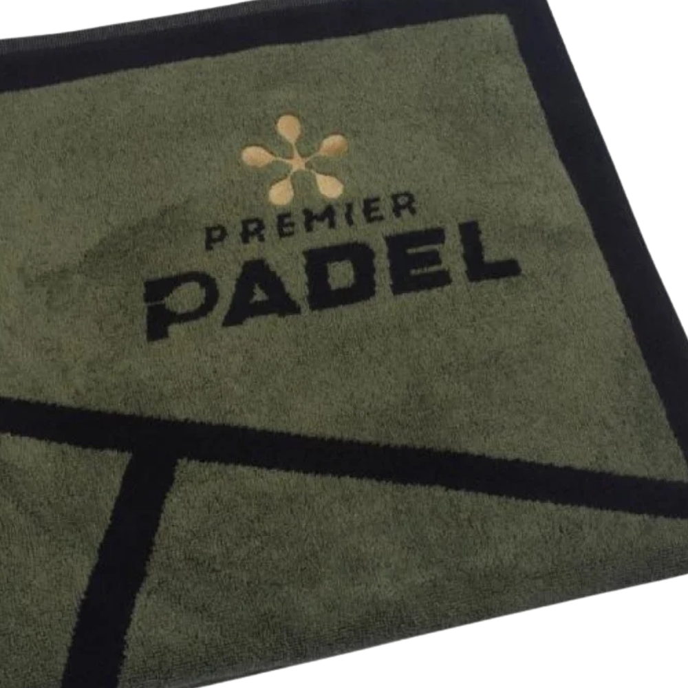 Serviette Bullpadel Premier Padel 150x90cm Vert/Noir