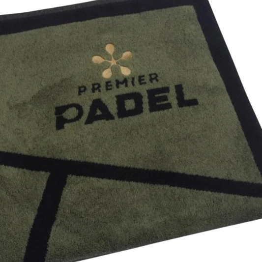 Serviette Bullpadel Premier Padel 100x50cm Vert/Noir