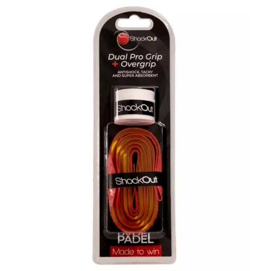 Grip et Surgrip Shockout Dual Pro Rouge Jaune