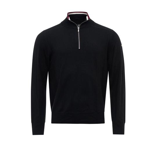 Pull Slazenger Franck Half Zip Noir Panthère