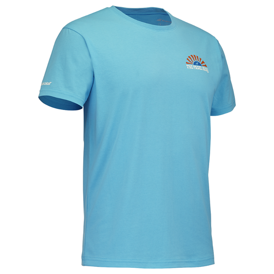 T-shirt Babolat Perf Cotton Tee Bleu