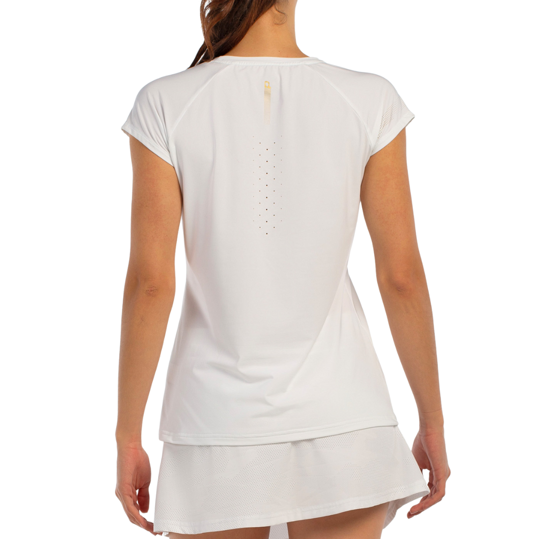 T-shirt Bullpadel Afore Blanc Femme