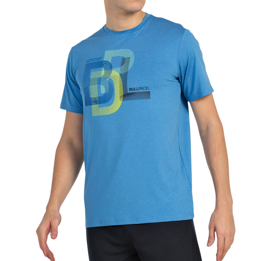 T-shirt Bullpadel Bebas Bleu