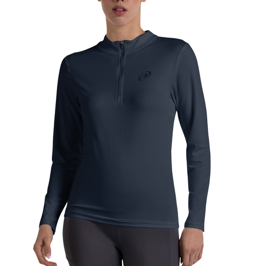 T-shirt à manches longues Bullpadel Becal Bleu Marine Femme