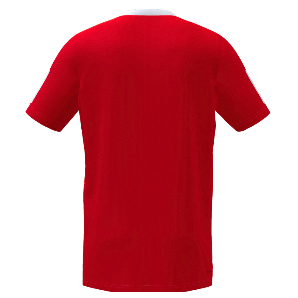 T-shirt Adidas Club 3 Stripes Rouge - Esprit Padel Shop