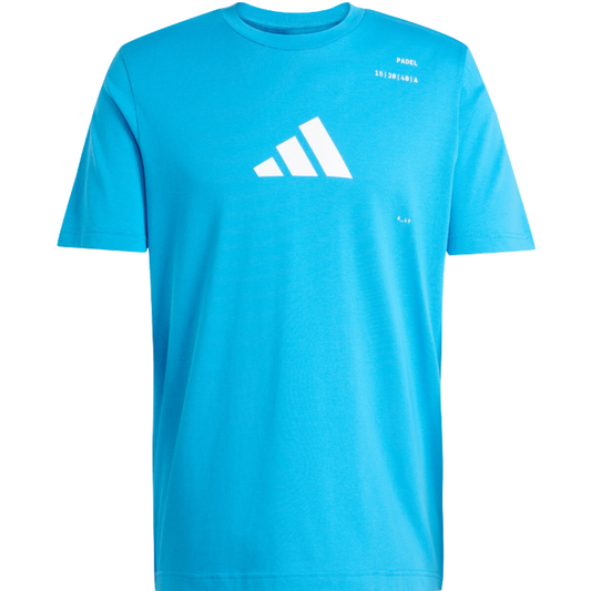 T-shirt Adidas Padel Cat Bleu Clair