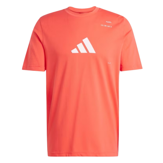 T-shirt Adidas Padel Cat Rouge