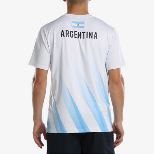 T-shirt Bullpadel Replica Argentine APA Abino Blanc