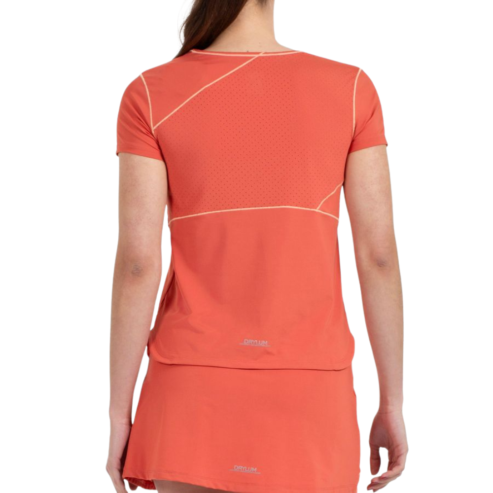 T-shirt Bullpadel Albala Orange Femme