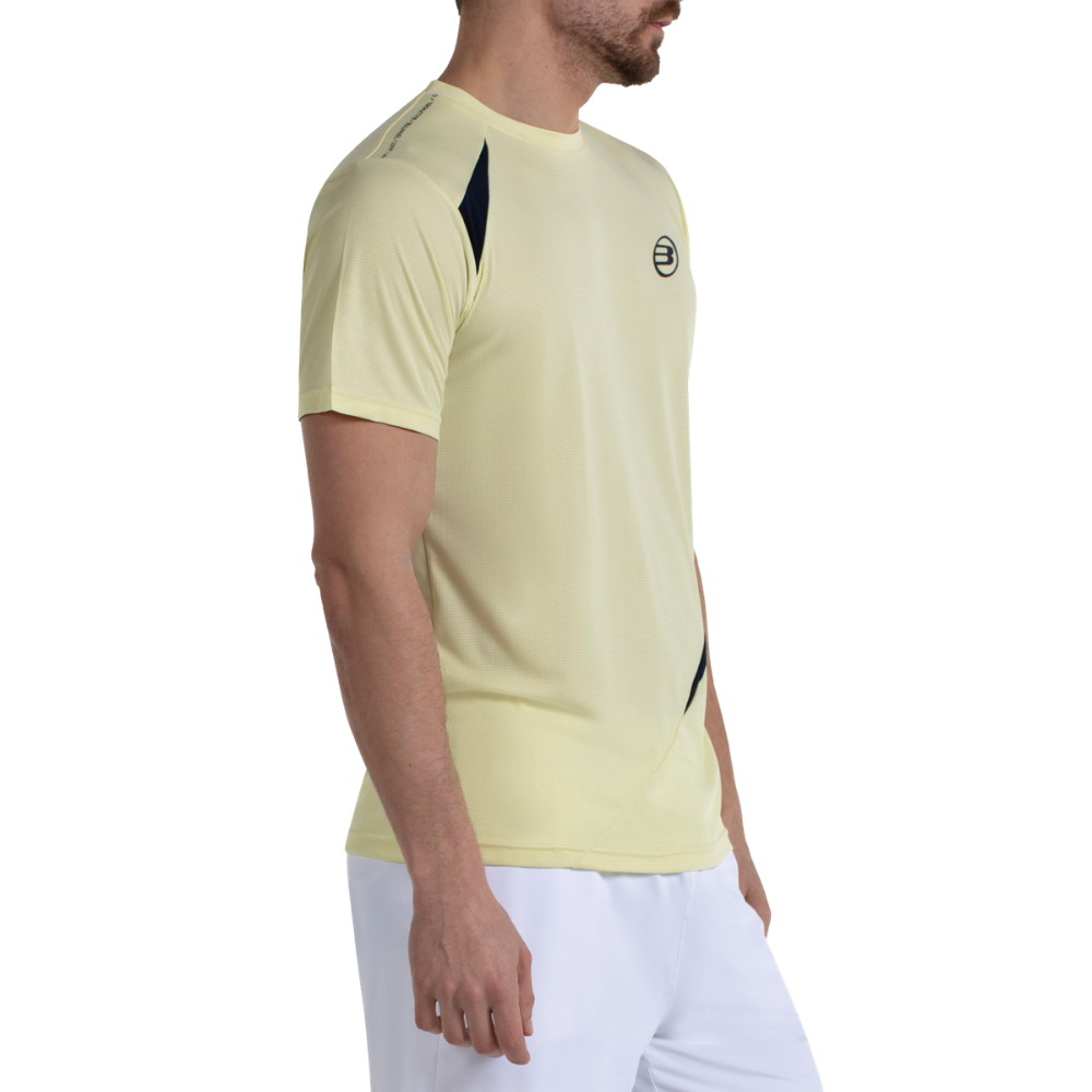 T-shirt Bullpadel Cete Jaune