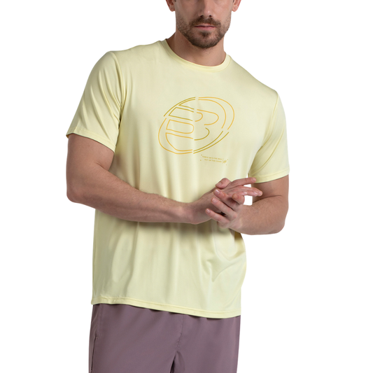 T-shirt Bullpadel Cuno Jaune