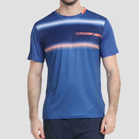 T-shirt Bullpadel Lacar Bleu marine
