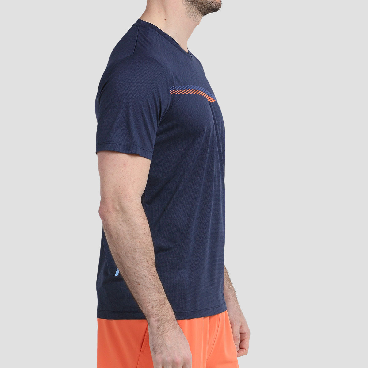 T-shirt Bullpadel Letra Bleu marine