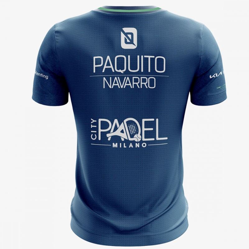 T-shirt Bullpadel Replica Paquito Navarro Manex Bleu