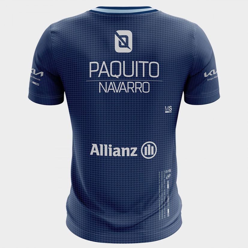 T-shirt Bullpadel Junior Replica PAQUITO NAVARRO Micay Bleu