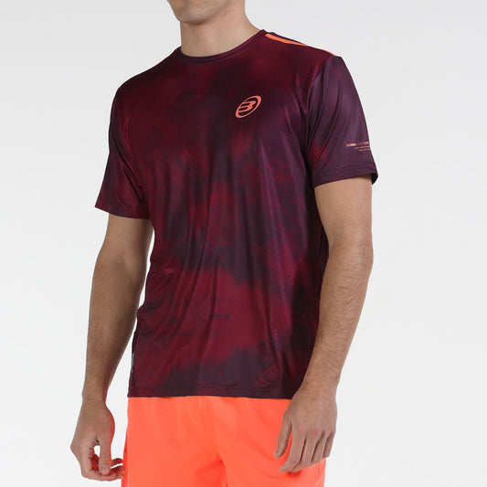 T-shirt Bullpadel Moare Rouge