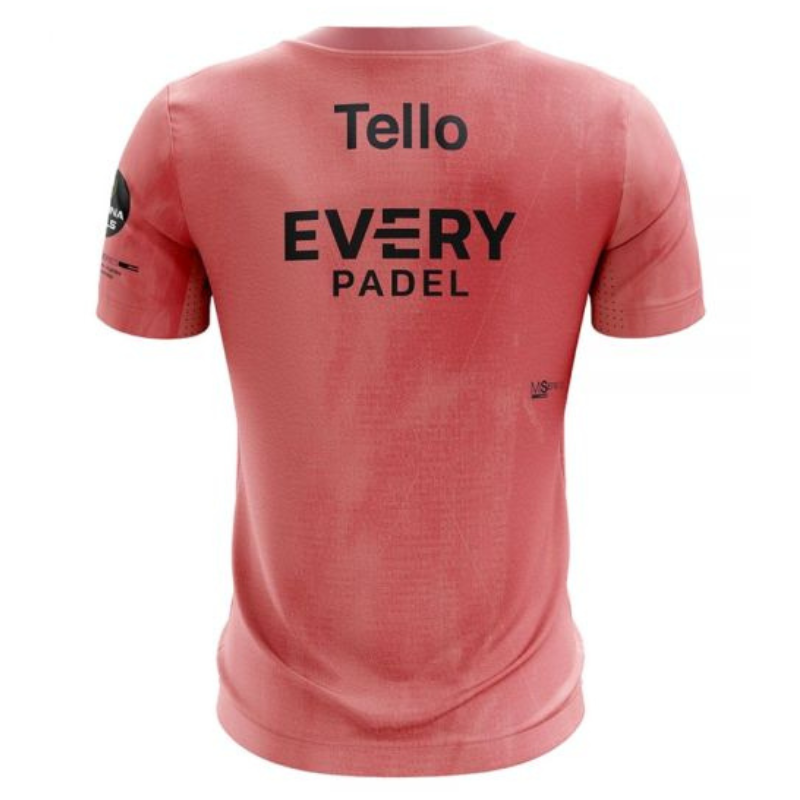 T-shirt Bullpadel Replica Juan Tello Moare rouge