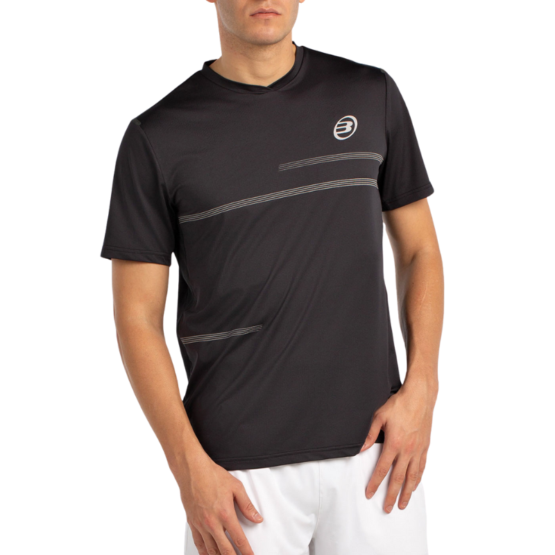T-shirt Bullpadel Montuno Noir