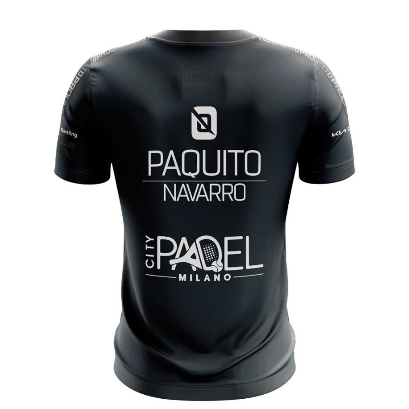 T-shirt Bullpadel Replica Paquito Navarro Odeon Noir